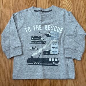 Carter's Bring The Heat Long Sleeve Performance Tee - Size 3 months